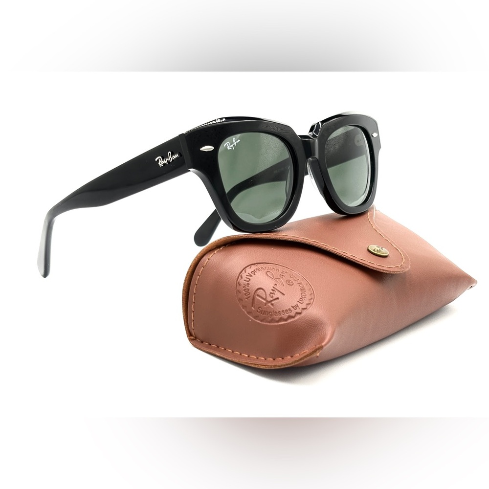 Ray-Ban Womens Ray-Ban Sunglasses State Street RB2186 901/31 49-145 - Picture 13 of 14
